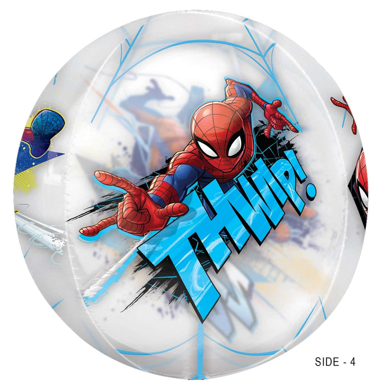 Spiderman Orbz Foil Balloon 38cmx40cm