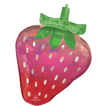 Fruity Mix Strawberry Iridescent  Supershape Balloon