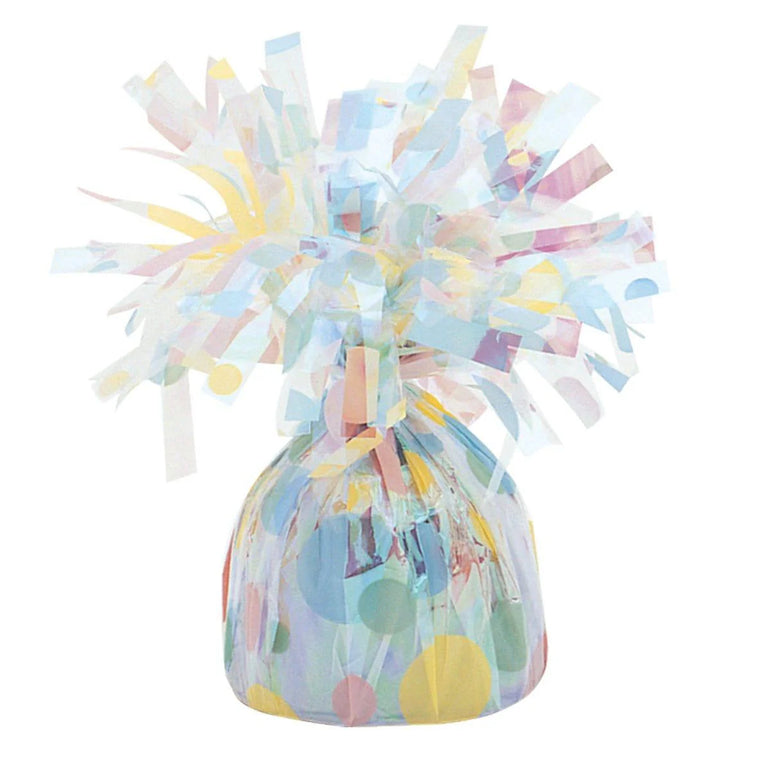 Pastel Polka Dots Foil Balloon Weight