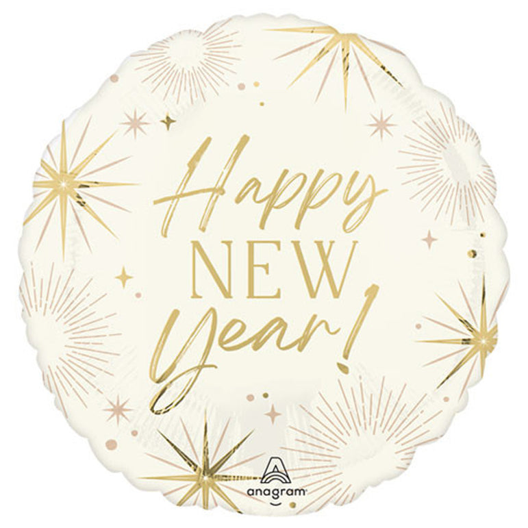 Golden Soiree New Year Foil Balloon 18in