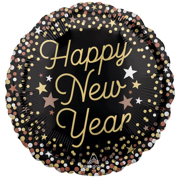 Luxe New Year Foil Balloon 18in