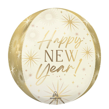 Golden Soiree New Year Orbz Balloon