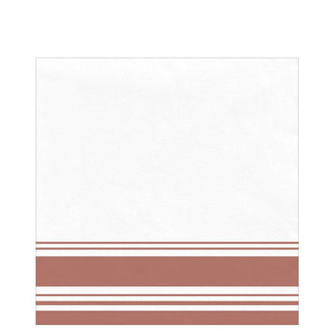 Rose Gold Beverage Napkins Airlaid 40pcs
