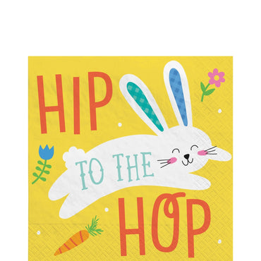 Funny Bunny Beverage Napkin 16pcs