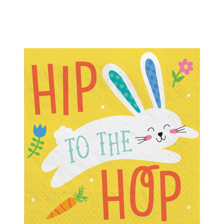 Funny Bunny Beverage Napkin 16pcs