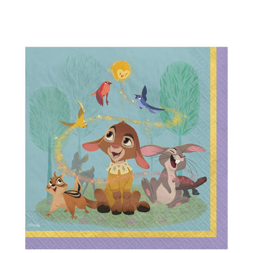 Disney Wish Beverage Tissues 5in 16pcs