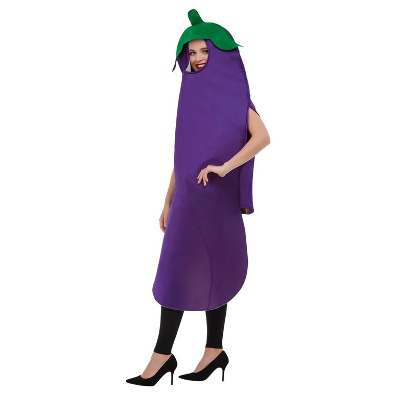 Adult Aubergine Vegetable Dress-Up Costume