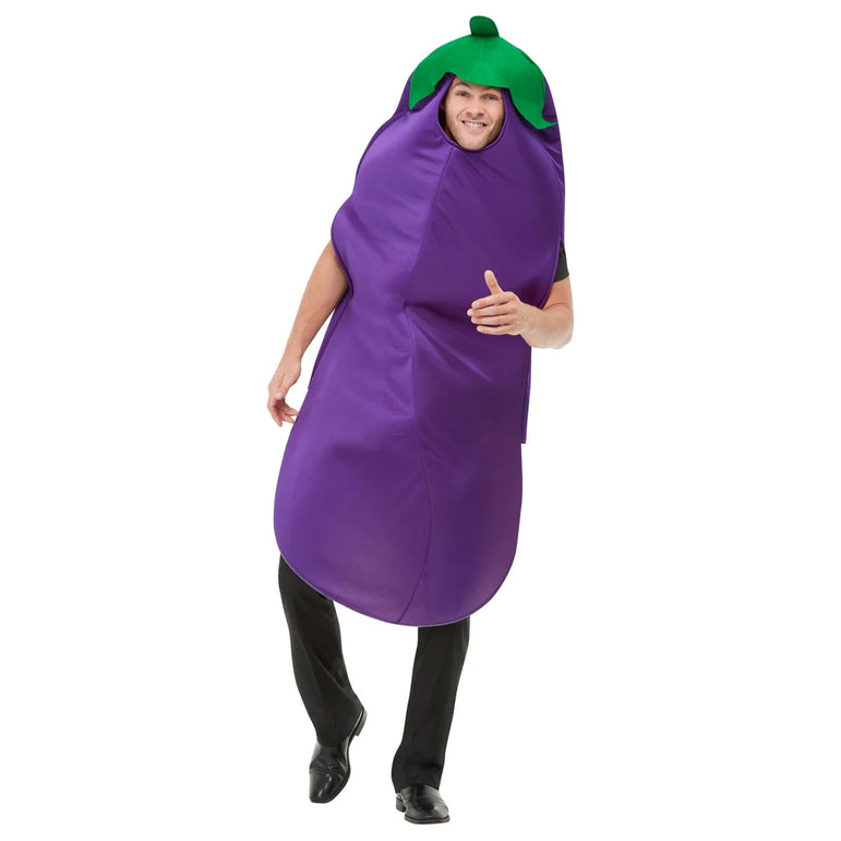 Adult Aubergine Vegetable Dress-Up Costume