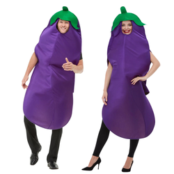 Adult Aubergine Vegetable Dress-Up Costume