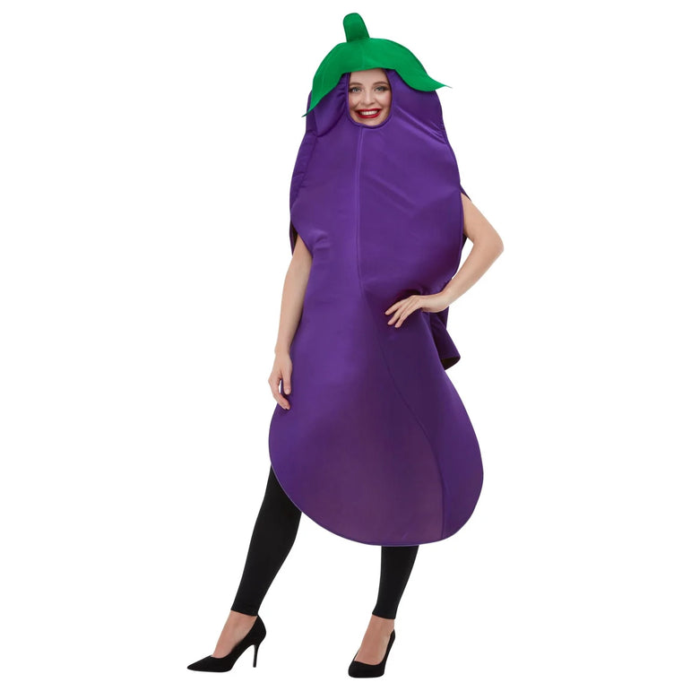 Adult Aubergine Vegetable Dress-Up Costume
