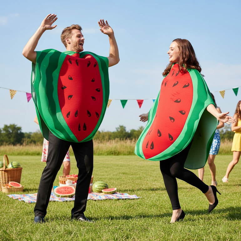 Adult Watermelon Fruit Dress-Up Costume