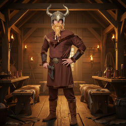 Adult Gold Viking Helmet