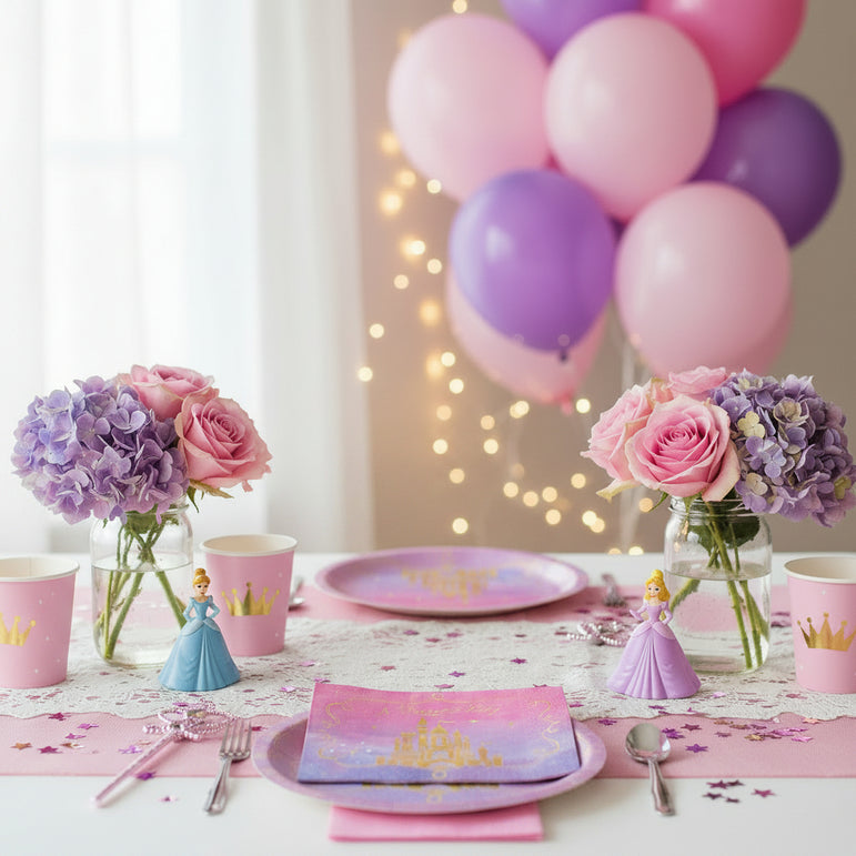 Disney Princess Hot Stamped Lunch Napkin 16pcs