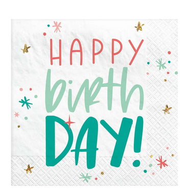 Happy Cake Day Lunch Tissues 16pcs