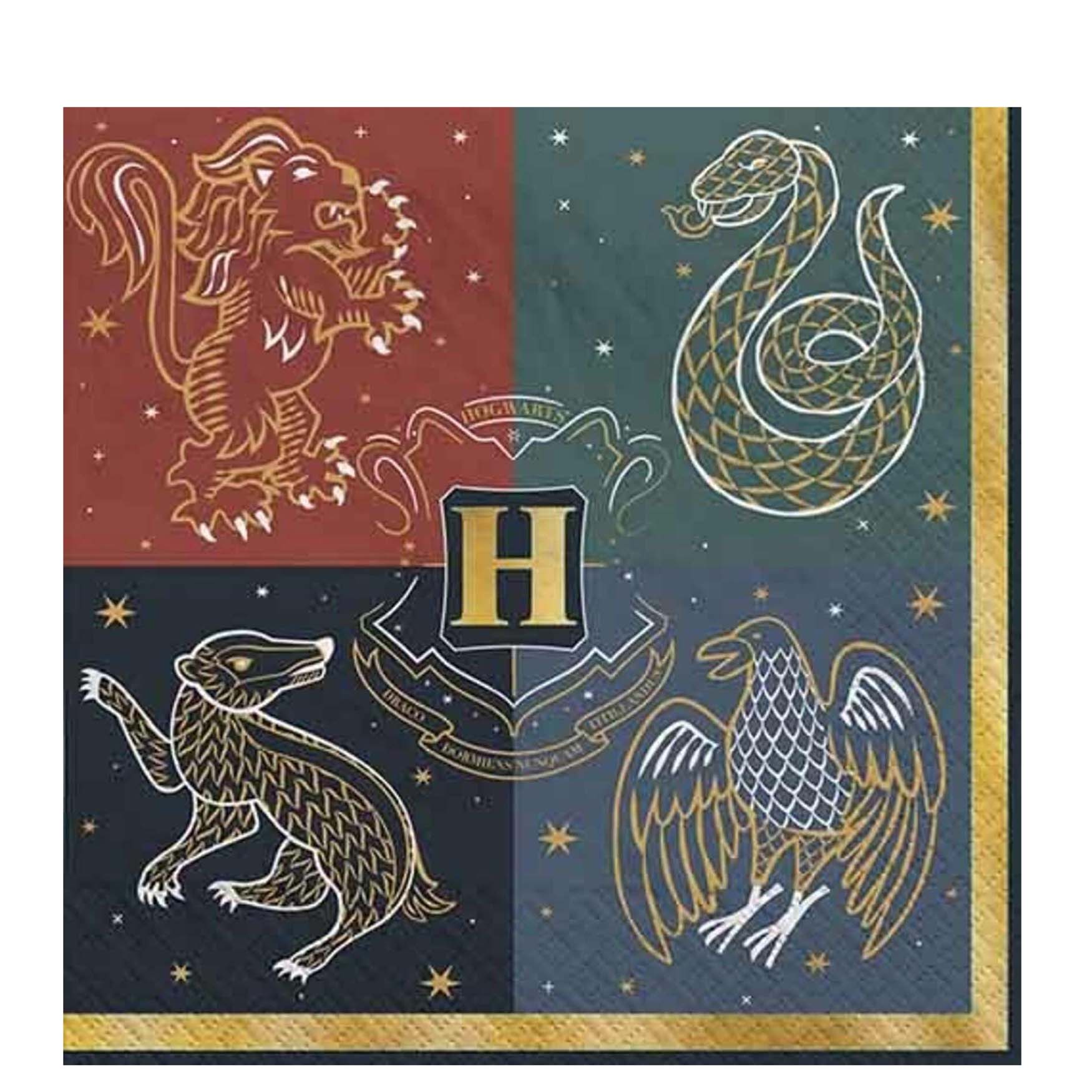 Hogwartz University Harry Potter Hot-Stamped Lunch Tissues 16ct