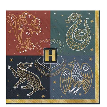 Harry Potter Hogwartz University Hot-Stamped Lunch Tissues 16ct