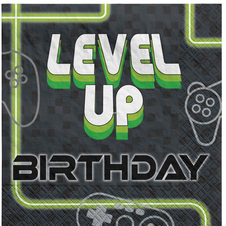 Level Up Lunch Napkins 16pcs