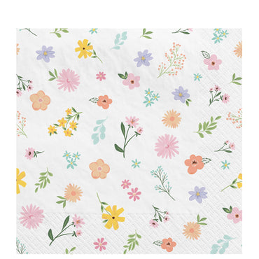 Springtime Blooms Lunch Napkins 16pcs