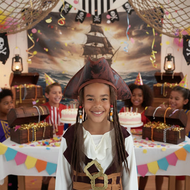 Child Pirate Hat with Dreadlocks