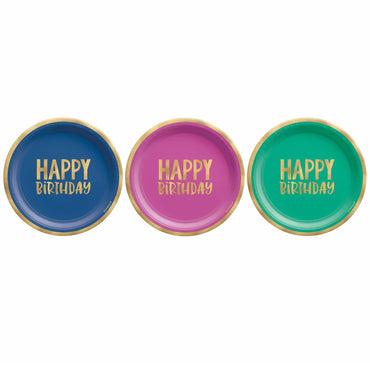 Happy Dots Paper Plates 7in 8pcs