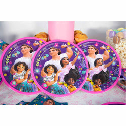 Encanto Round Paper Plates Lowcount 9in, 8pcs