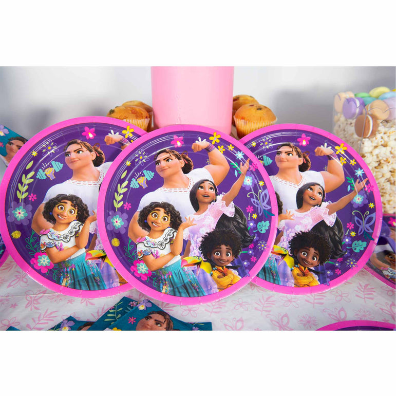 Encanto Round Paper Plates Lowcount 9in, 8pcs