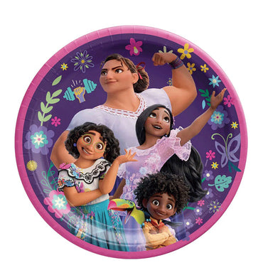 Encanto Round Paper Plates Lowcount 9in, 8pcs
