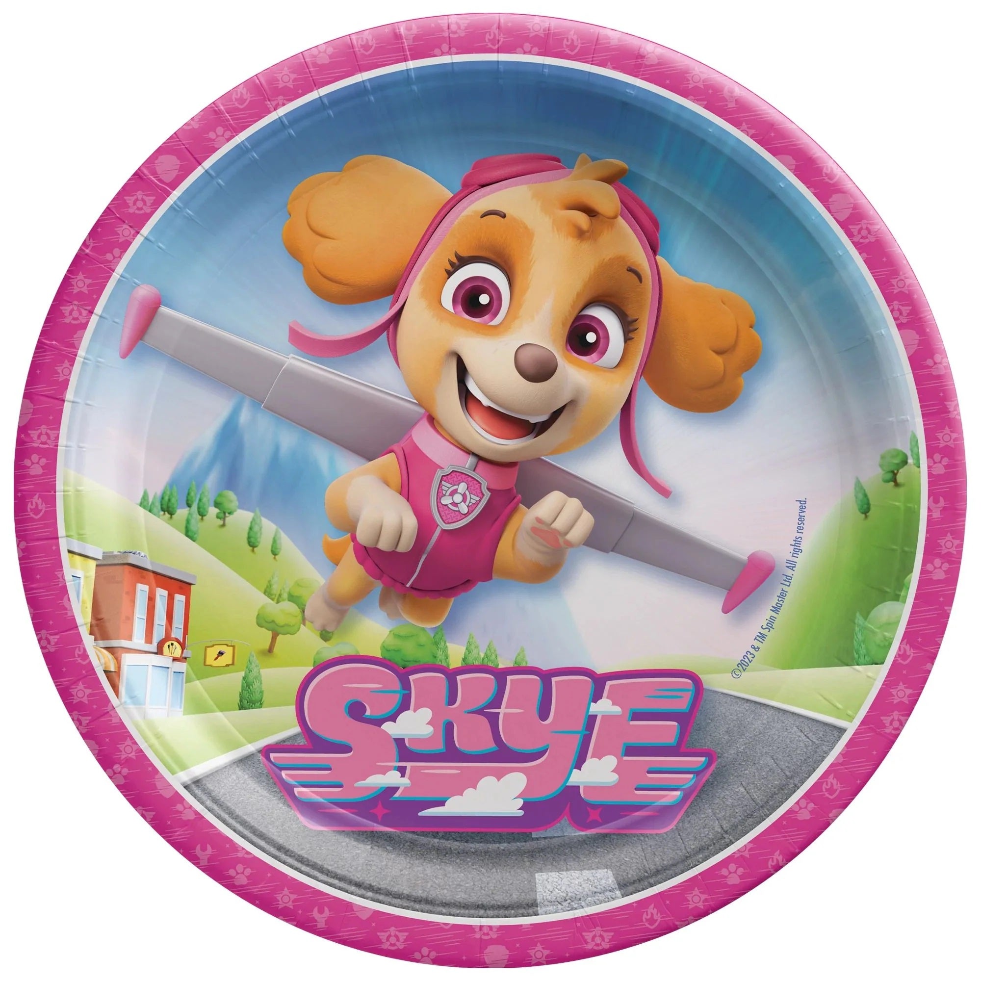 Paw Patrol Skye Paper Plates 9in 8pcs