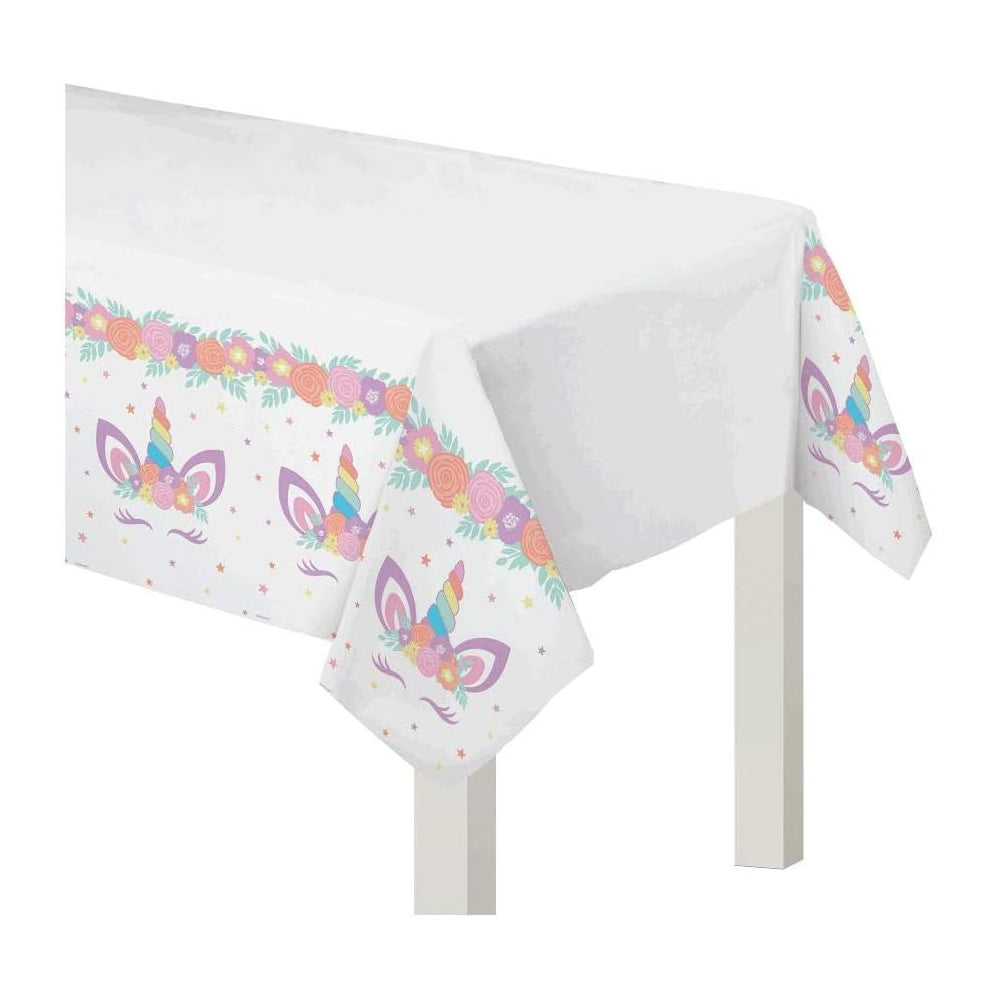 Enchanted Unicorn Paper Table Cover