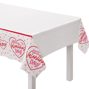 Cross My Heart Plastic Tablecover