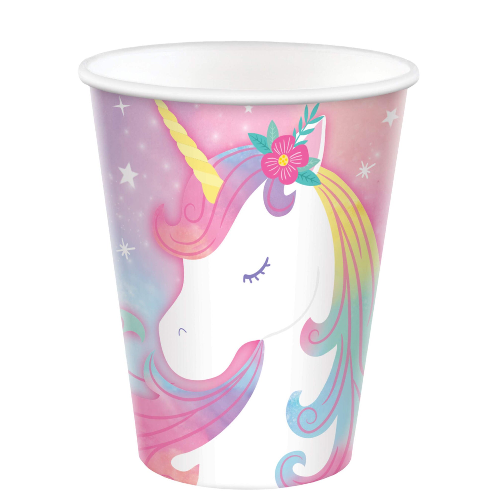 Enchanted Unicorn Paper Cups 9oz 8pcs