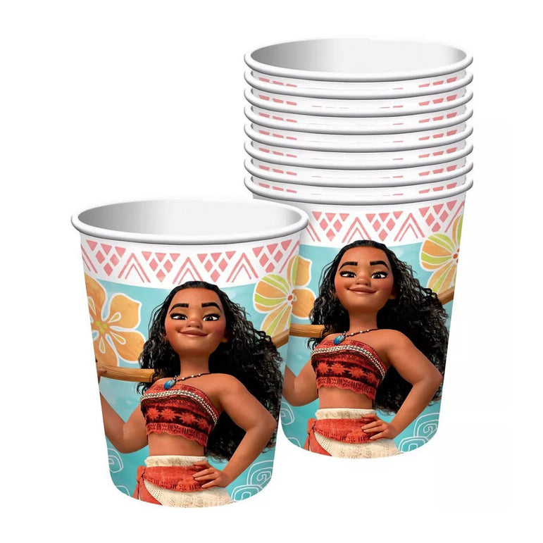 Moana Paper Cups 9oz, 8pcs