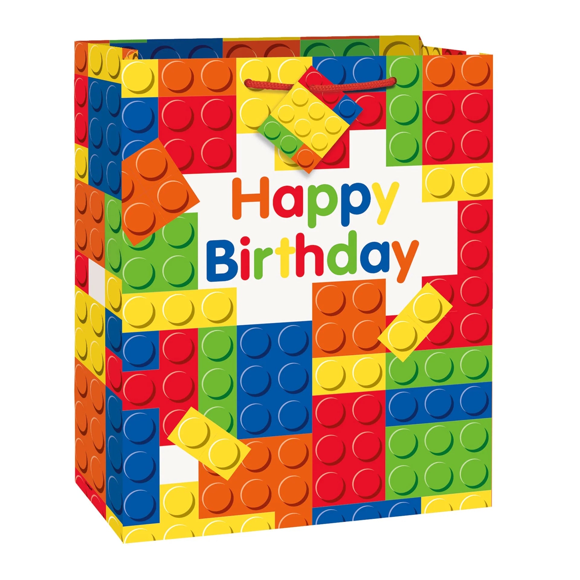 Building Blocks Birthday Large Gift Bag