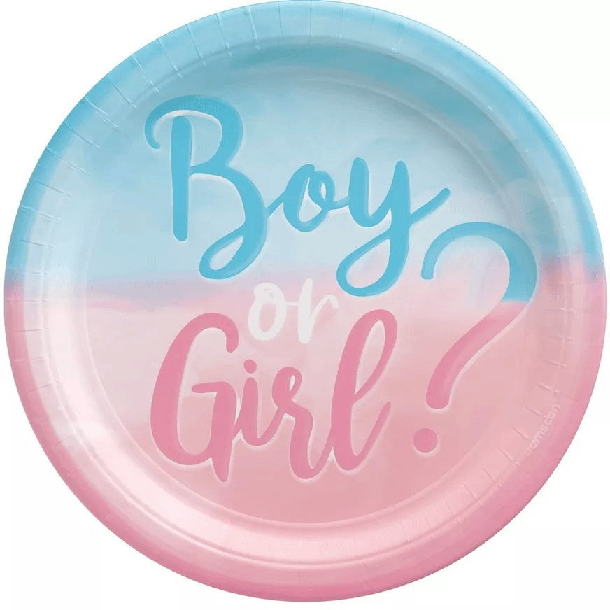 Gender Reveal Party Accessories & Tableware – Posters Abu Dhabi