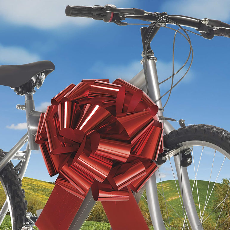 Giant Red Car Bow Decoration 18in