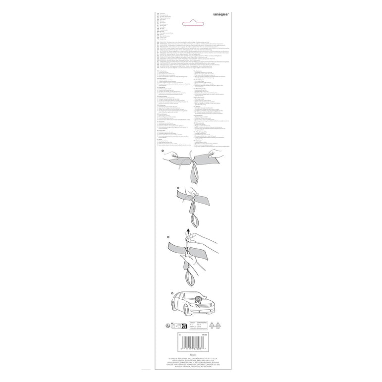 Giant Red Car Bow Decoration 18in