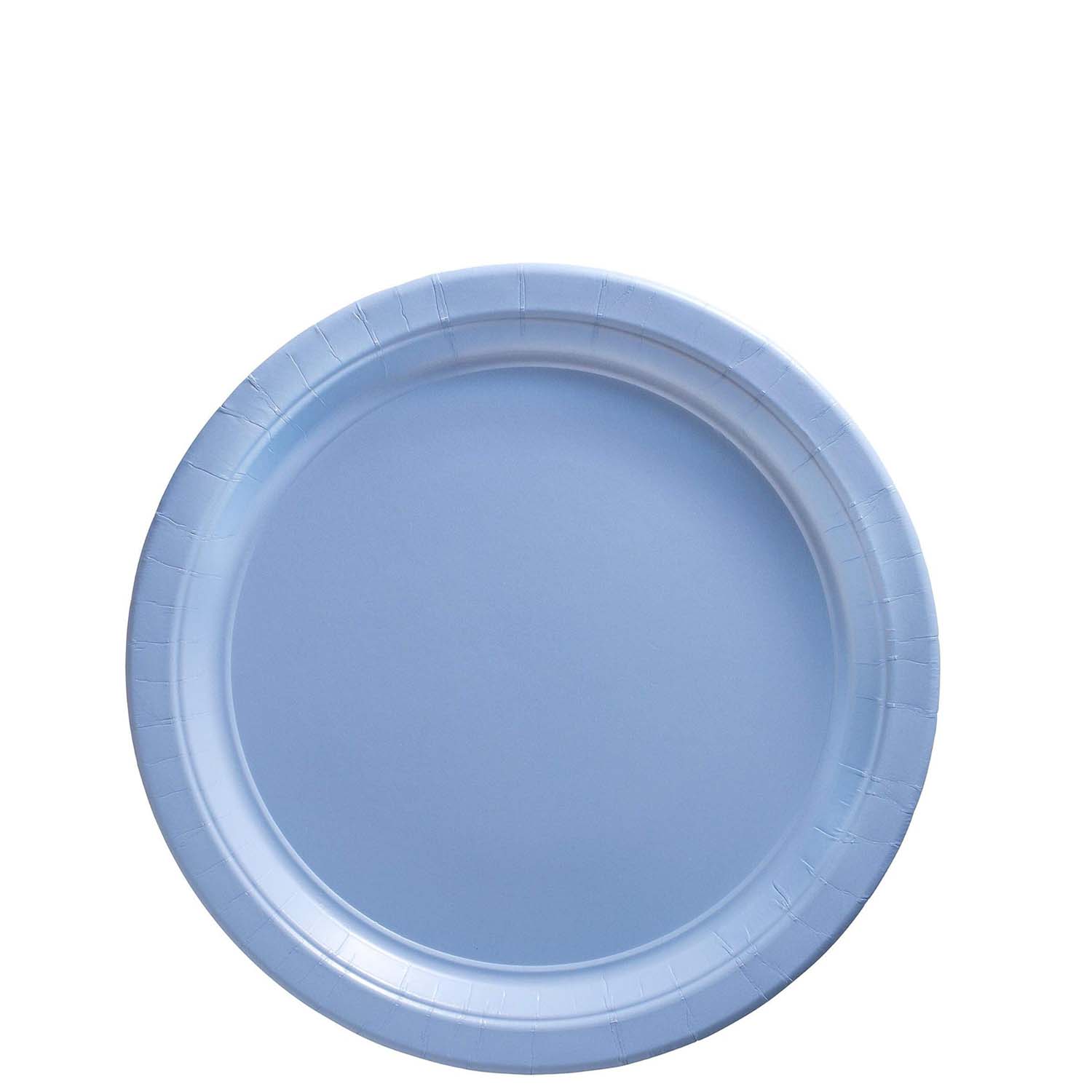 Pastel Blue Round Paper Plates 6in Midcount 20pcs