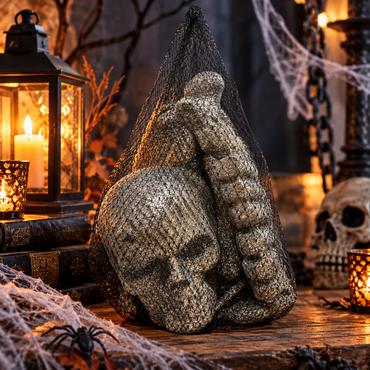 Bags Of Bones Glitter Decoration