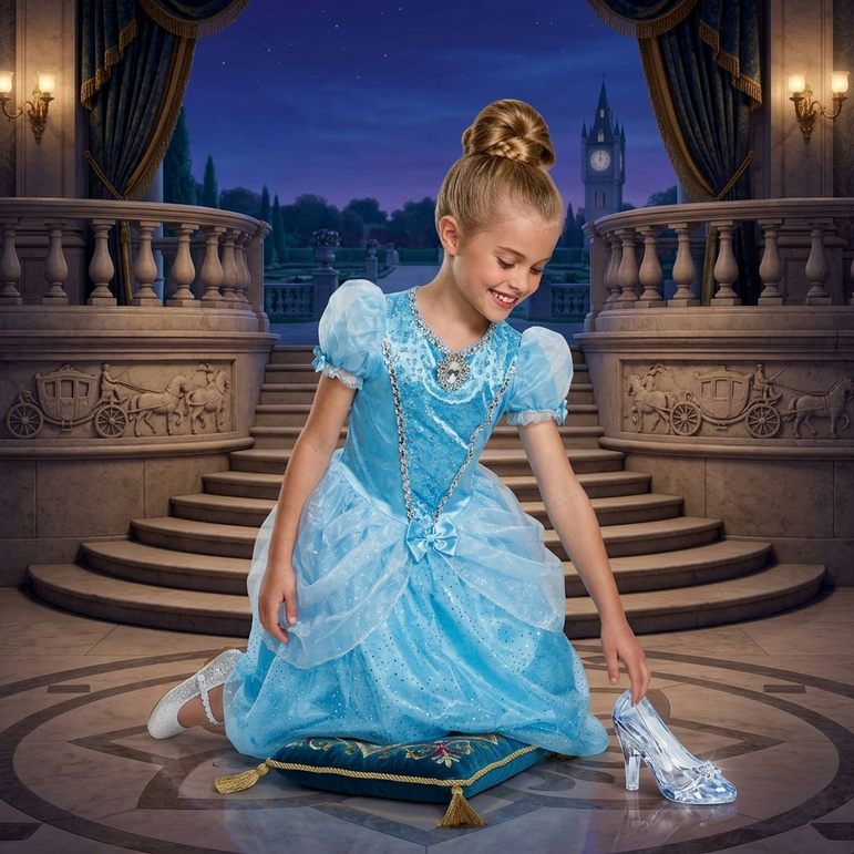 Child Cinderella Deluxe Costume
