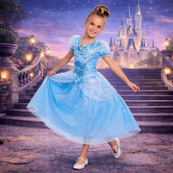 Child Cinderella Deluxe Costume