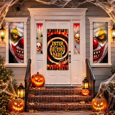 Creepy Carnival Scene Setter Decorating Kit 33pcs