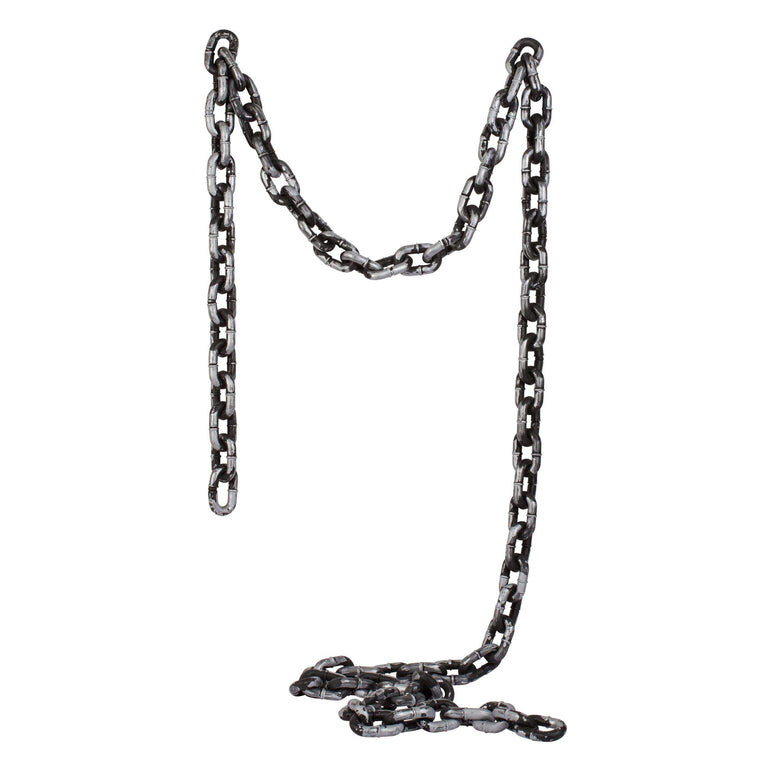 Plastic Metal Link Chain Decoration