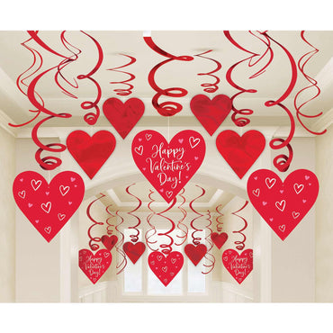 Valentine Swirls Mega Value Pack Decoration