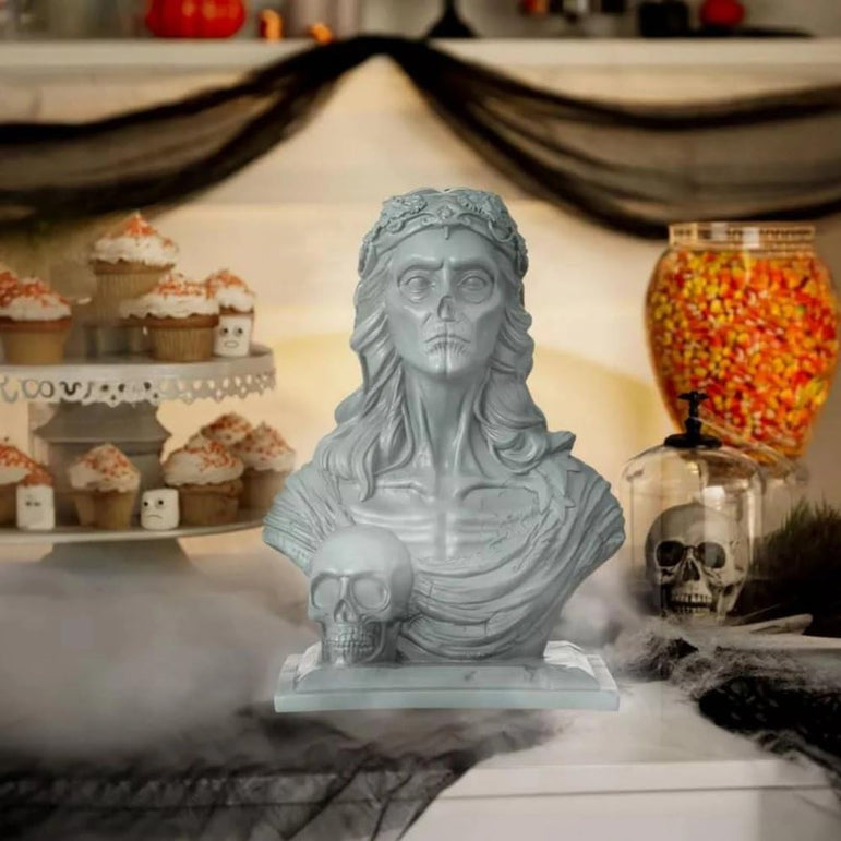 Dark Academia Bust Statue 16in x 11.75in