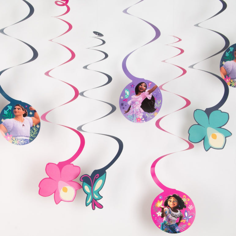 Encanto Spiral Decorations with 5in Cutouts Paper
