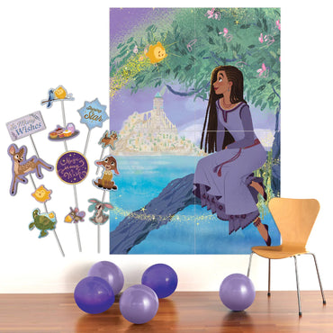 Disney Wish Paper and Plastic Scene Setter with Props 16pcs