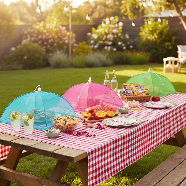 Summer Brights Food Covers 10 x 13in, 3pcs