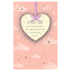 Baby Girl Precious Treasure Greeting Card