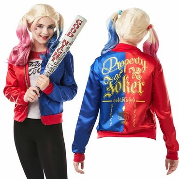 Teen Suicide Squad Harley Quinn Printed Jacket with Shirt