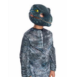 Child Velociraptor Jurassic World Movable Jaw Mask